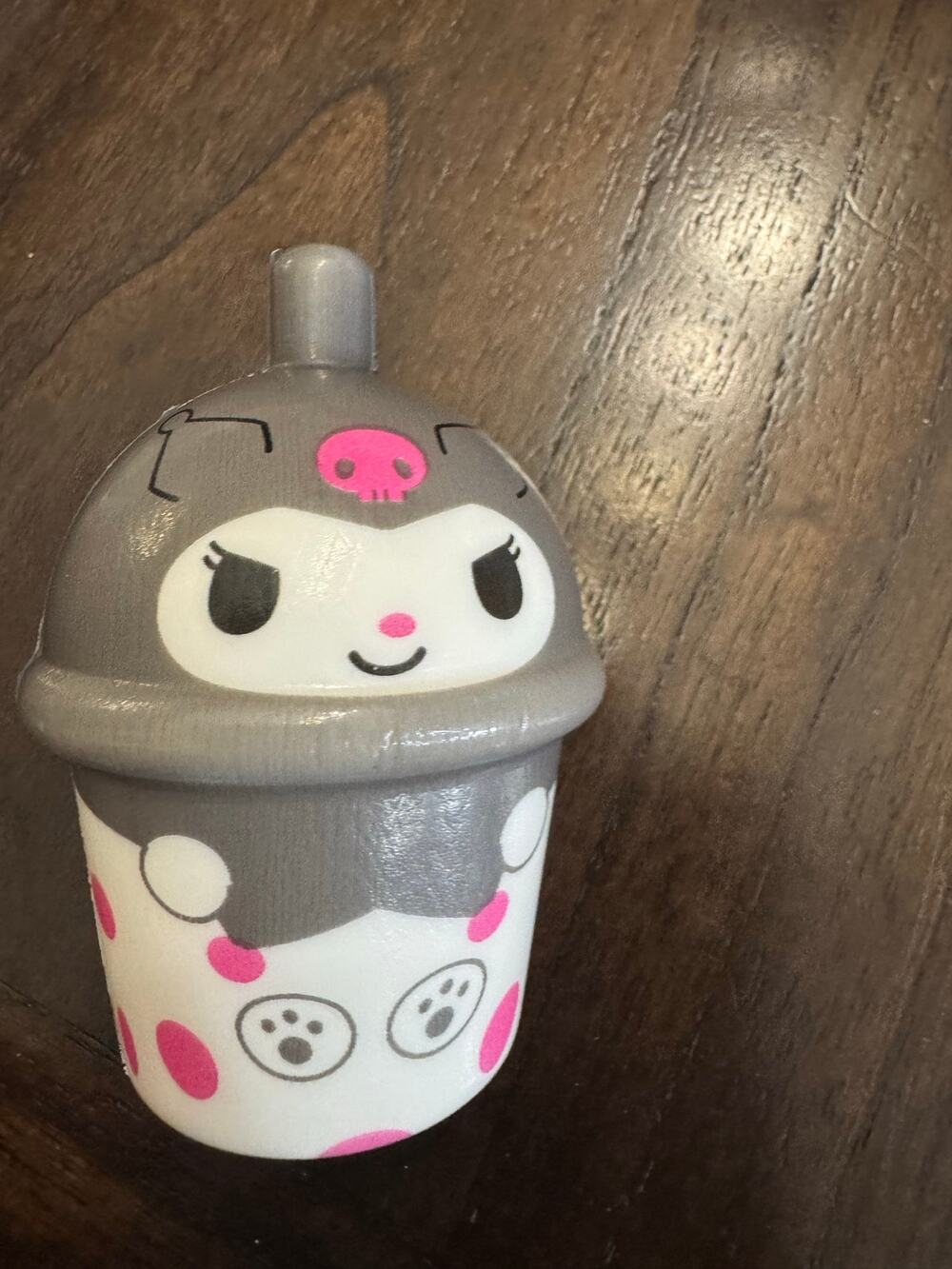 Sanrio Kuromi bobba tea cup foam squishy stress release